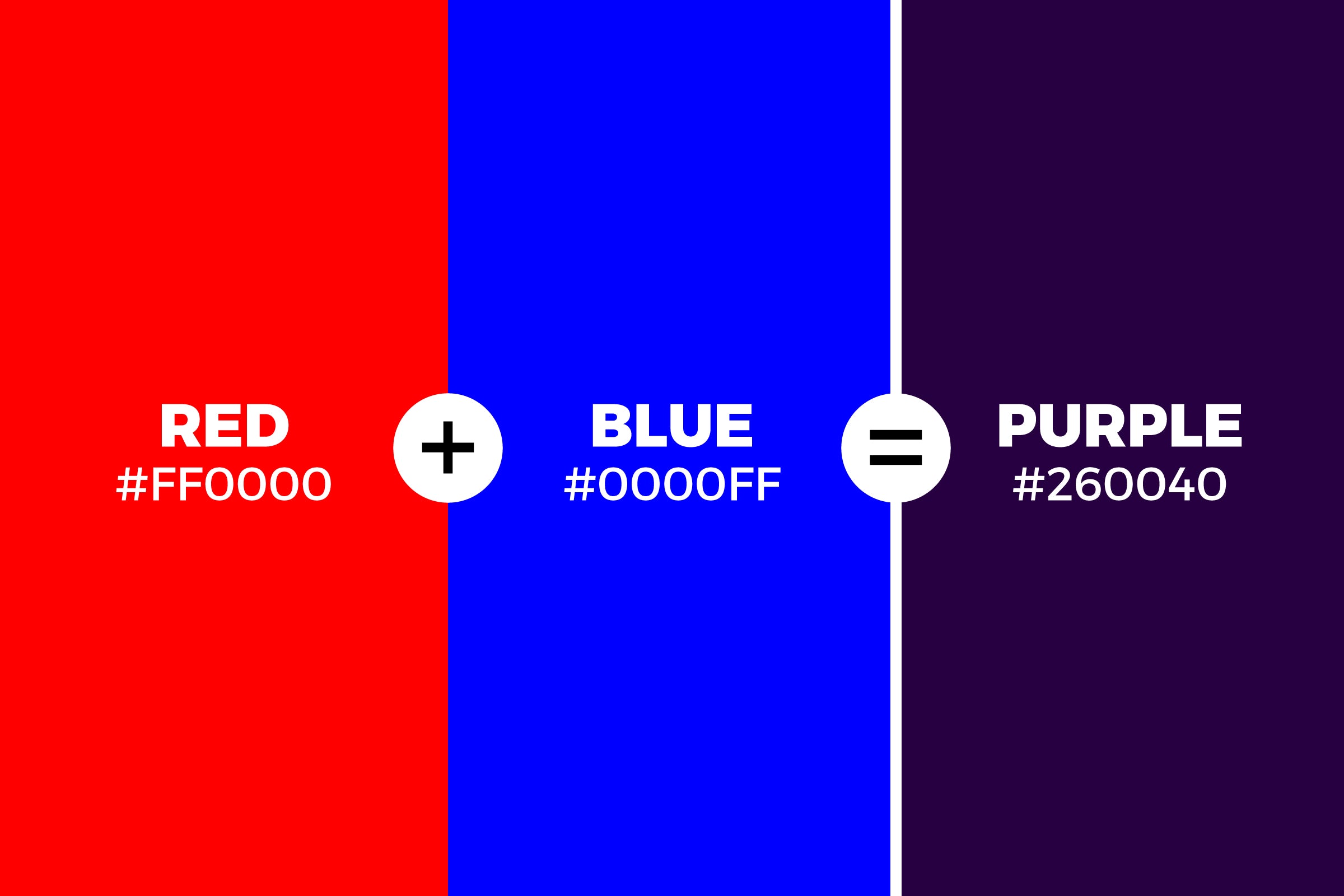 What-Color-Does-Red-and-Blue-Make-When-Mixed-with-Paint-Subtractive-Color-Model-with-color-names-and-hex-codes