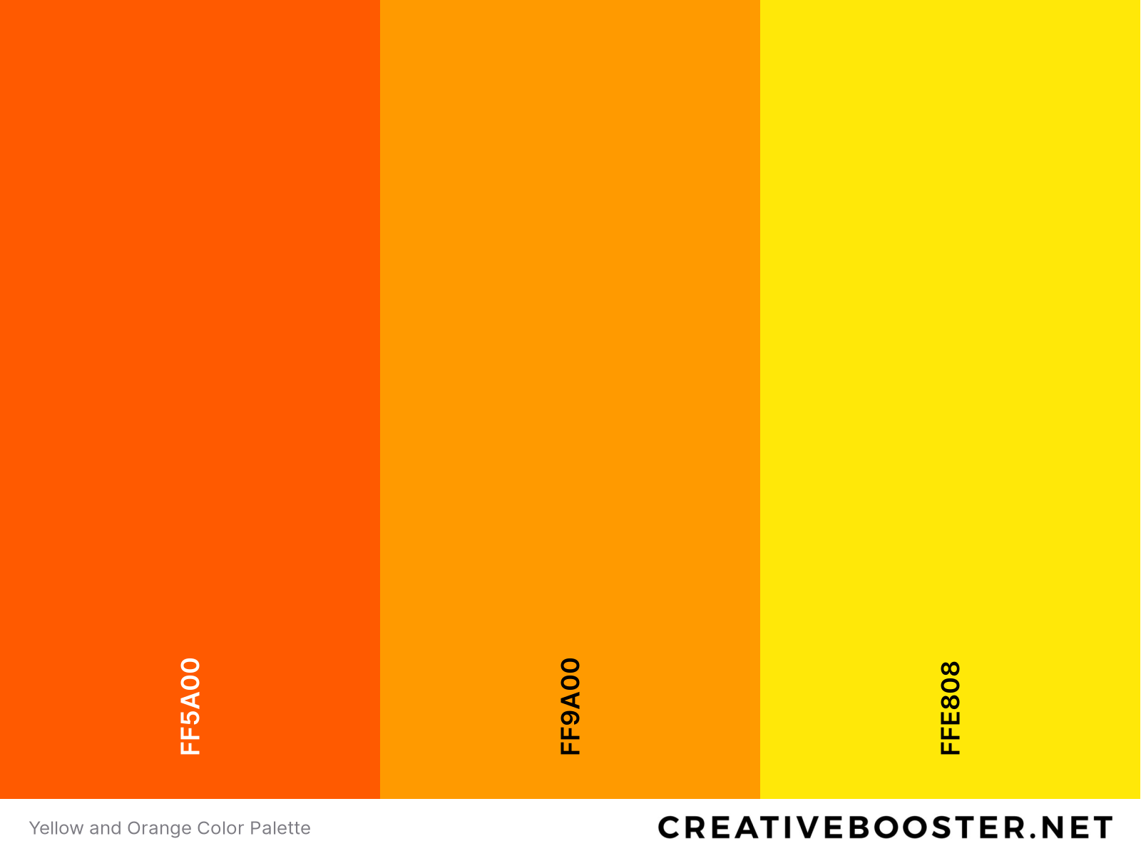 Yellow and Orange Color Palette