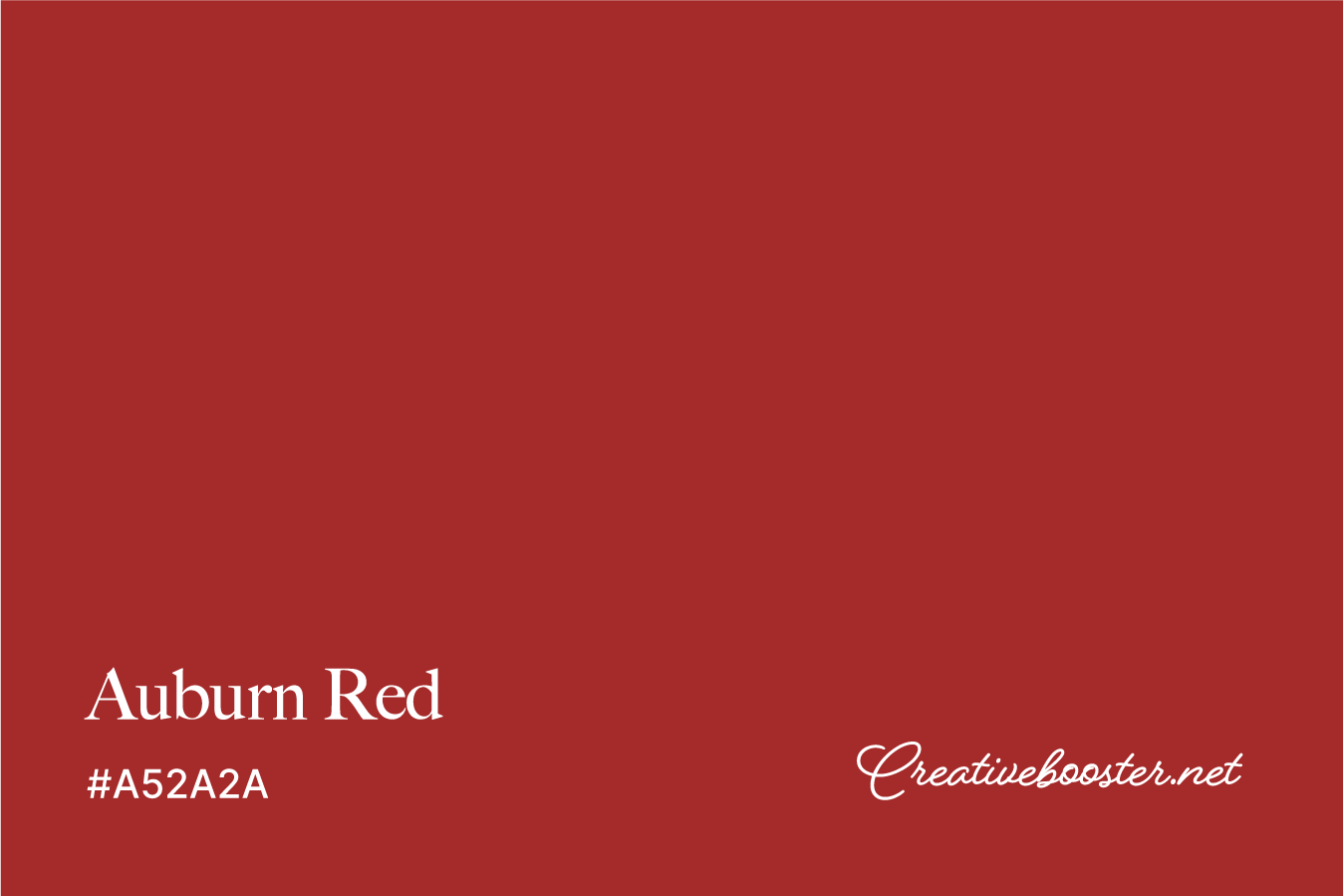 auburn-red-color-with-name-and-hex-code-#A52A2A