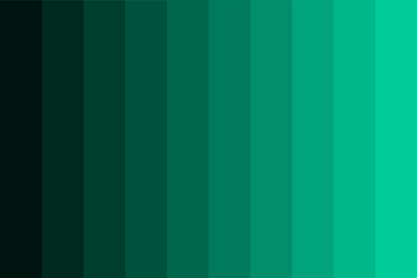 caribbean-green-color-shades-palette