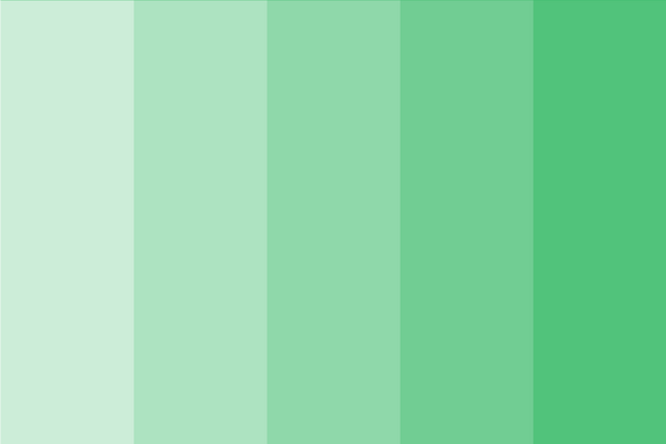 cool-green-color-light-shades-(tints)