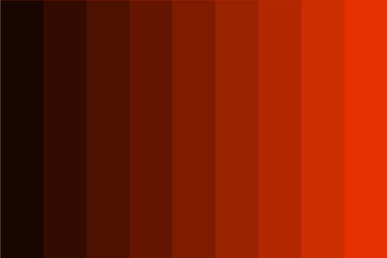 coquelicot-color-shades