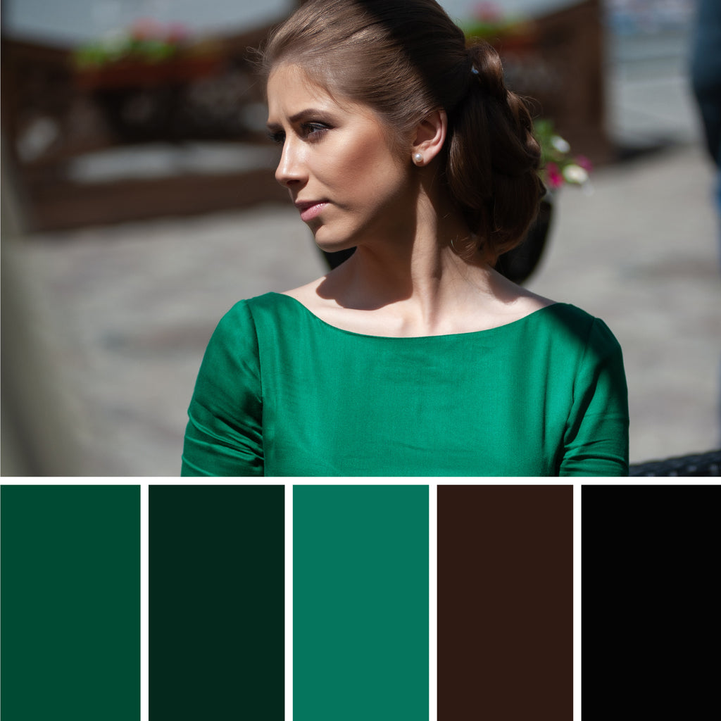 emerald-green-color-palette-from-image-of-a-woman