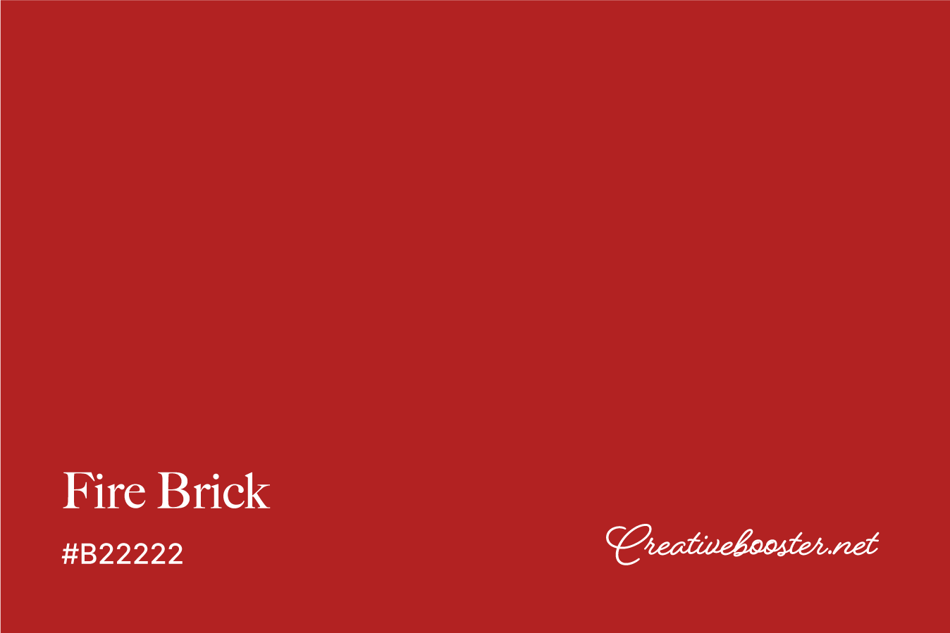 fire-brick-color-with-name-and-hex-code-#B22222