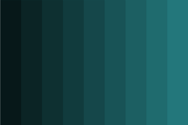 largo-teal-shades color palette