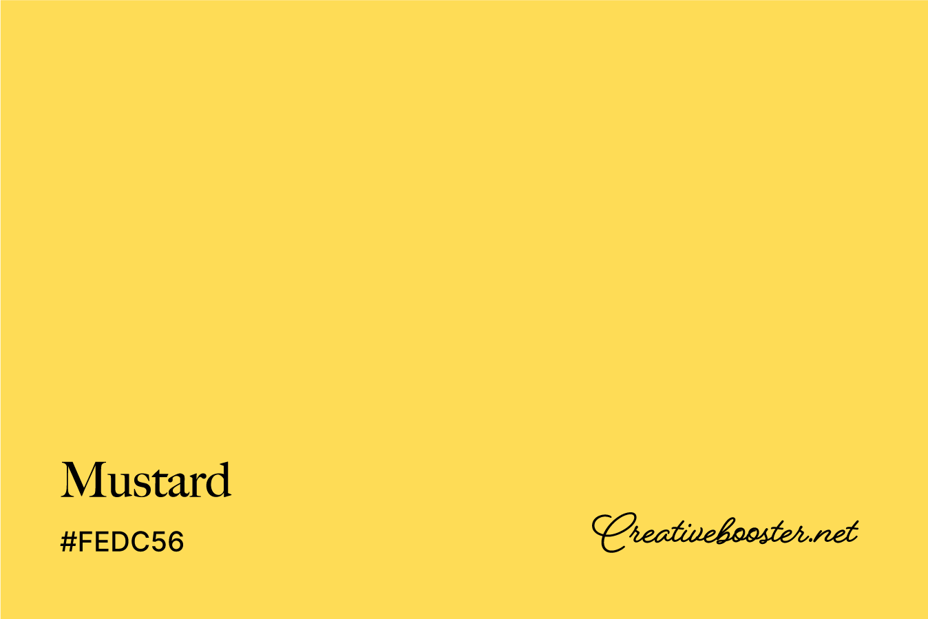 mustard-color-with-name-and-hex-code-#FEDC56