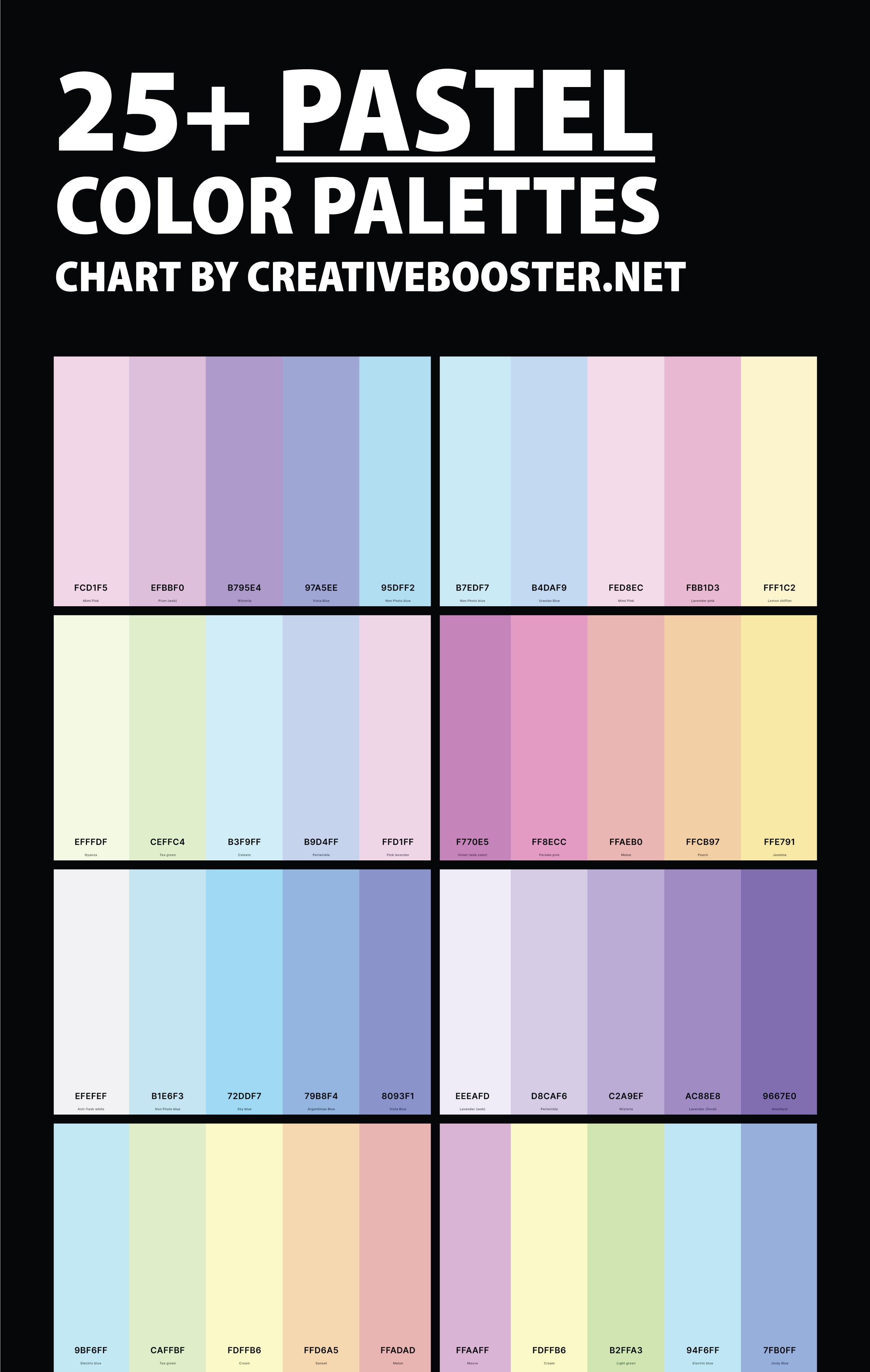 pastel-color-palettes-chart-with-names-and-hex-codes-pinterest
