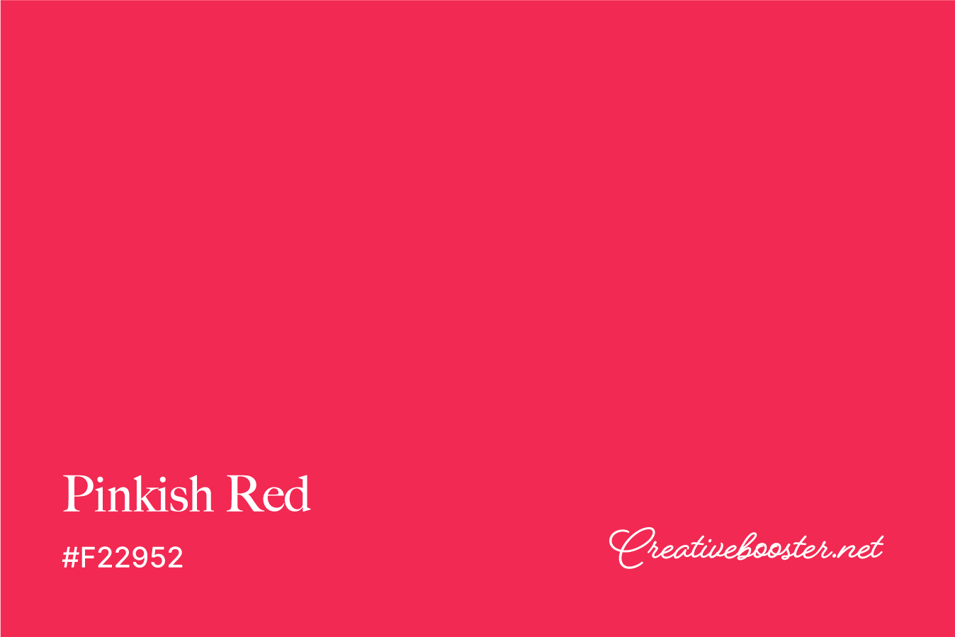 pinkish-red-color-with-name-and-hex-code-#F22952