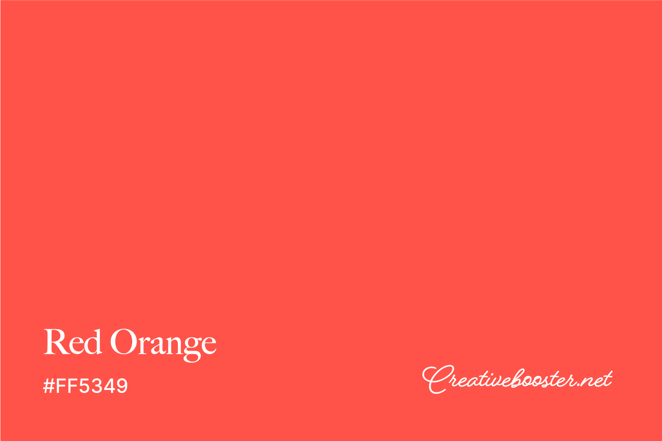 reddish orange