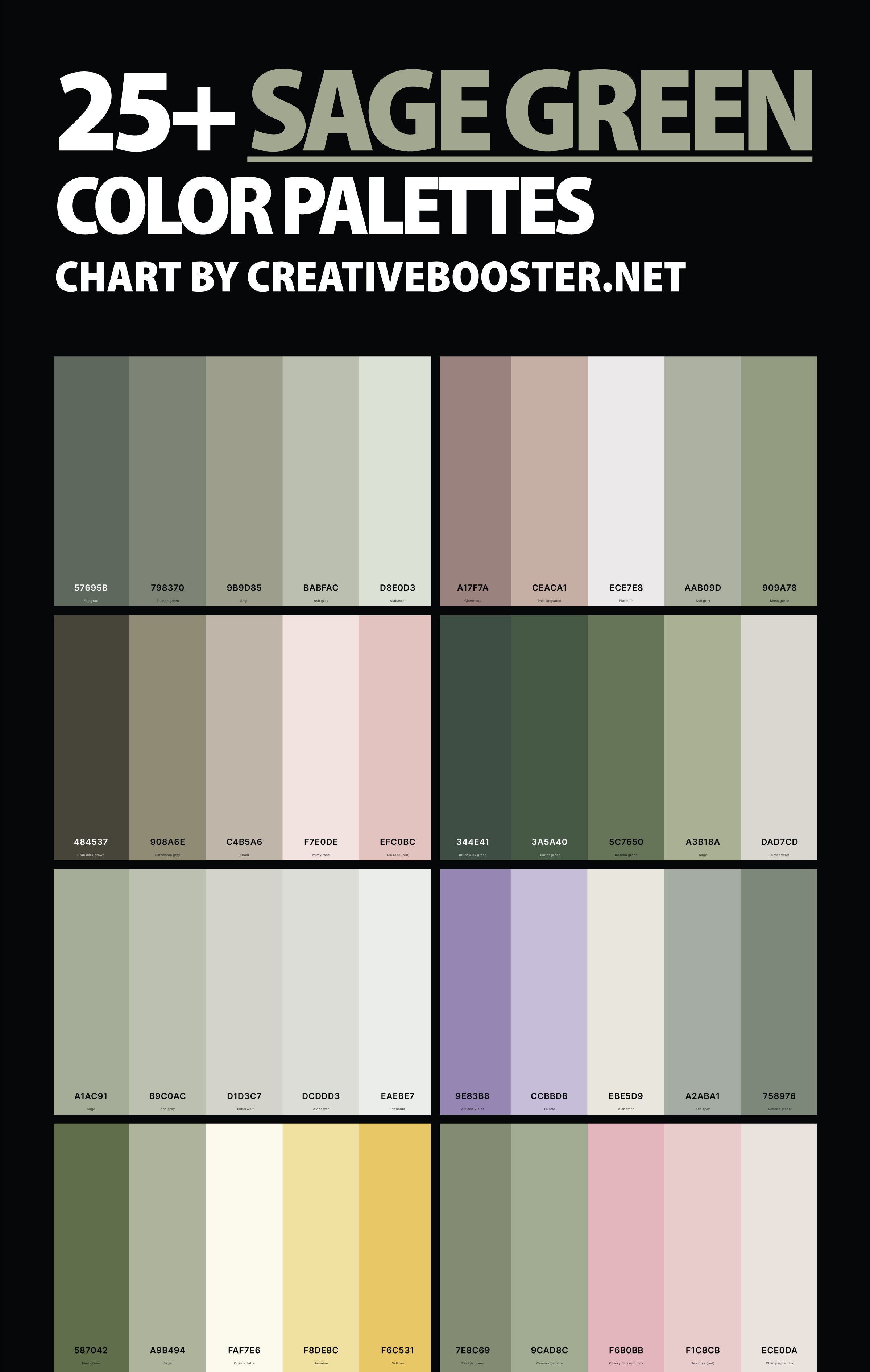 sage-green-color-palettes-chart-with-names-and-hex-codes-pinterest