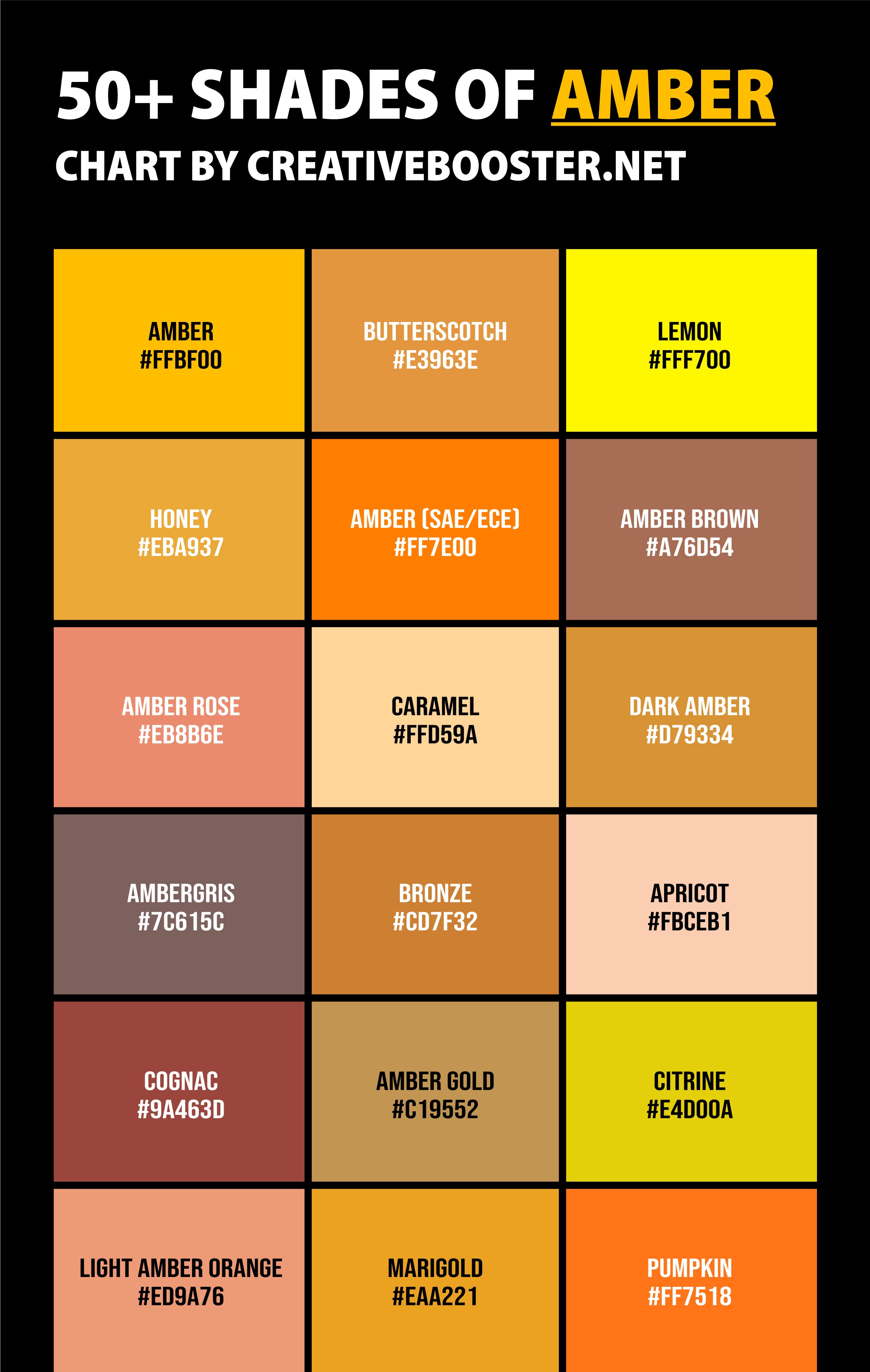 shades-of-amber-color-chart-with-names-and-hex-codes-pinterest-tall