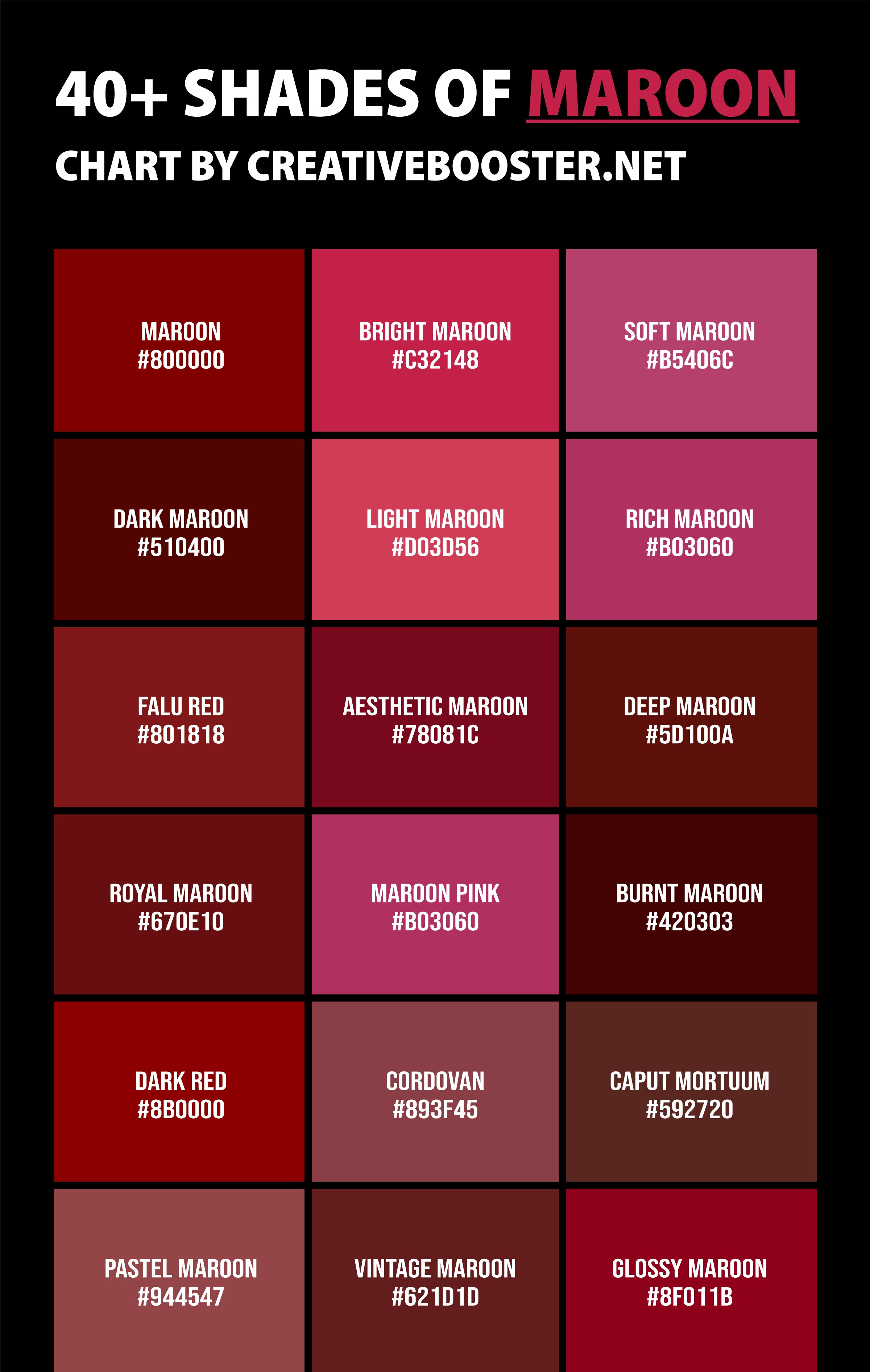 shades-of-maroon-color-chart-with-names-and-hex-codes-pinterest-tall