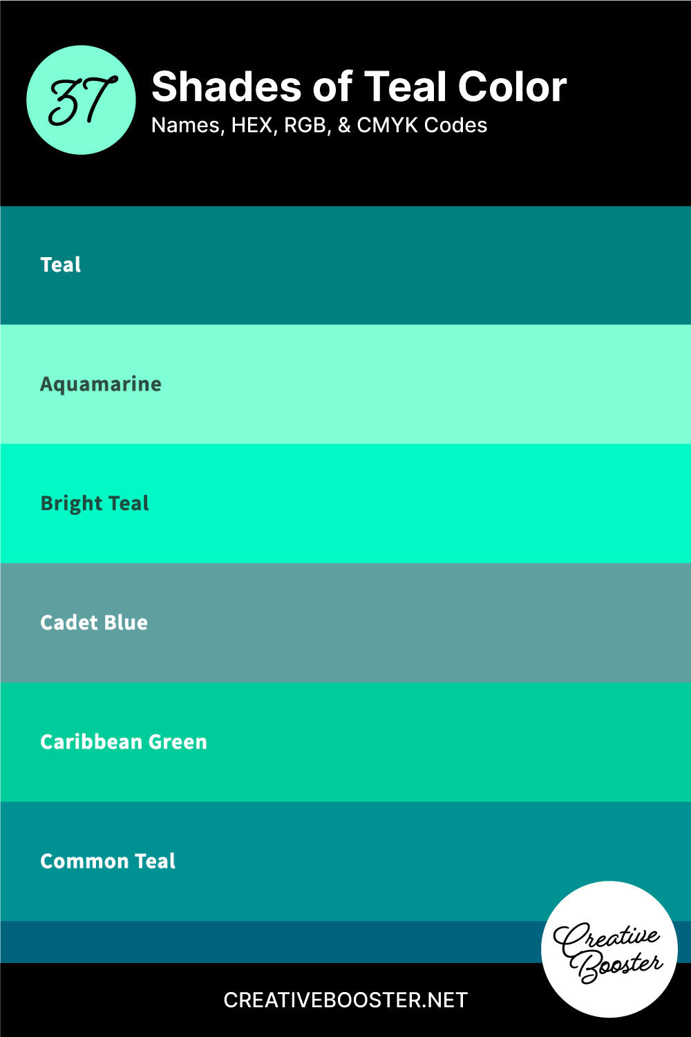 25+ Shades of Light Blue Colors (Names, Hex, RGB, CMYK Codes) –  CreativeBooster