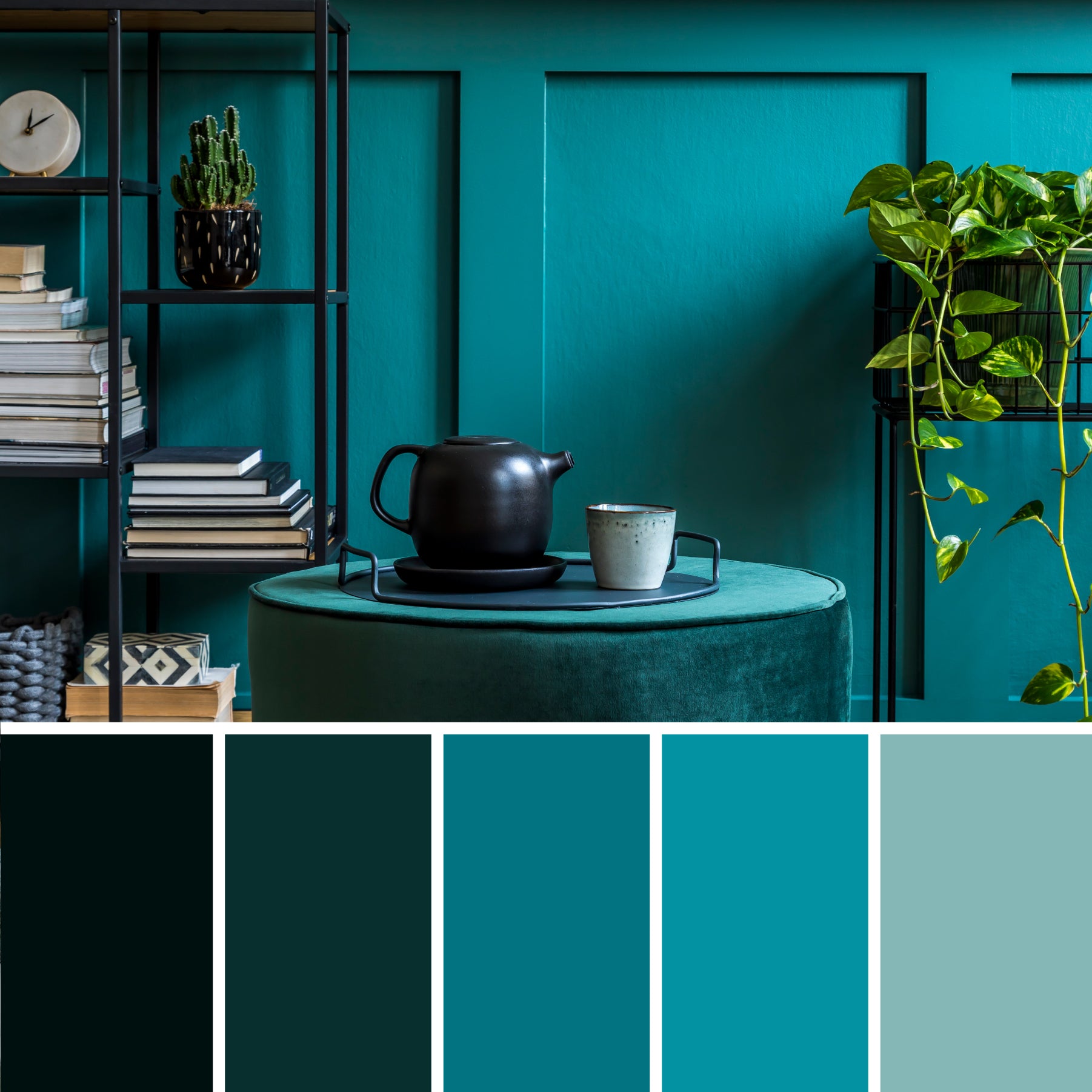 15+ Best Teal Color Palettes (Colors that Go with Teal) – CreativeBooster