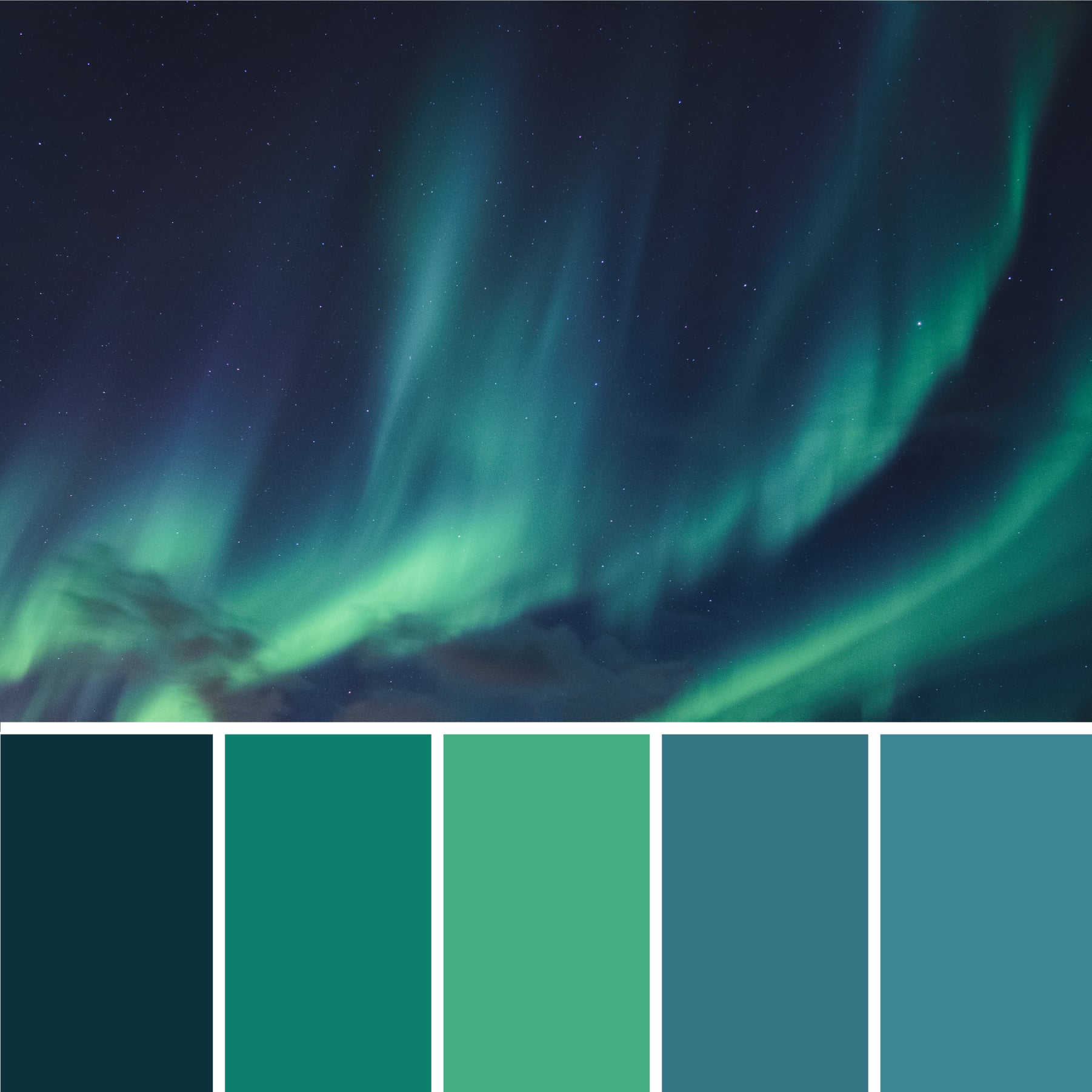 teal-and-green-color-palette