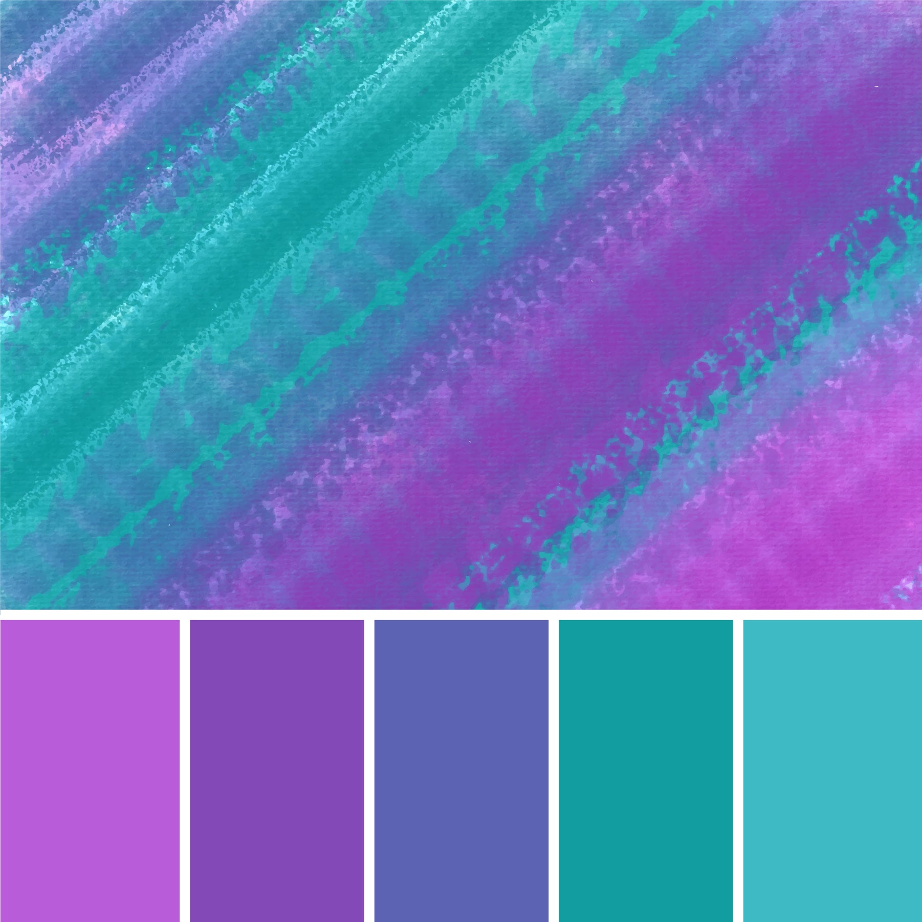 teal and purple pattern