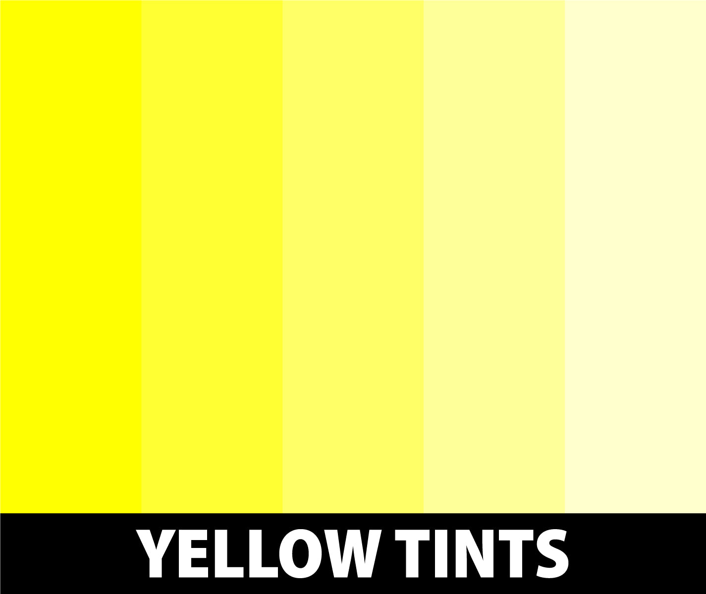 yellow-shades-(tints)-from-yellow-to-light-color-palette