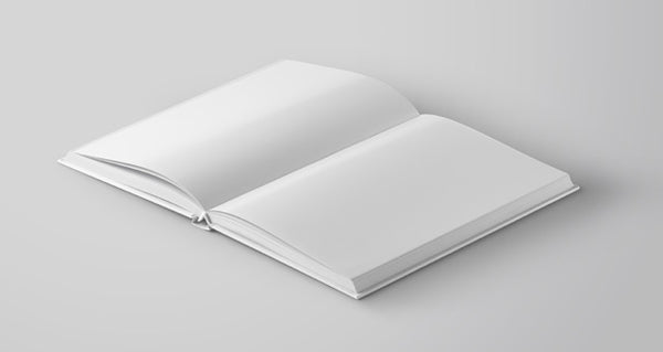 Download Free Open Hardcover Book Mockup Perspective View ...