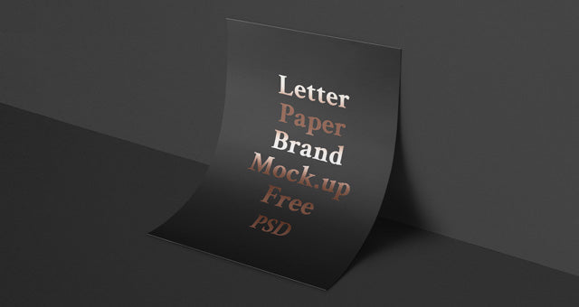 Download Free Folded Psd A4 Paper Mockup In Corner Creativebooster Yellowimages Mockups