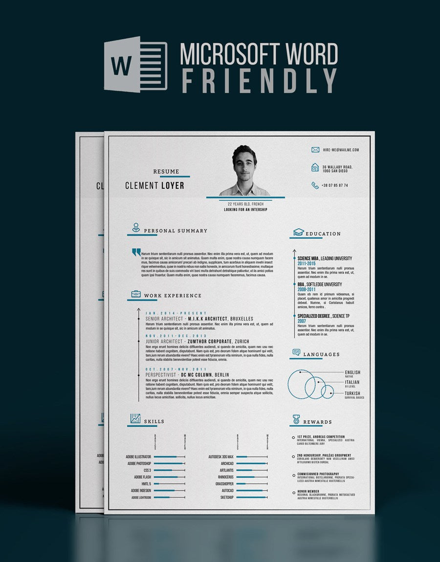 how to use resume template on microsoft word