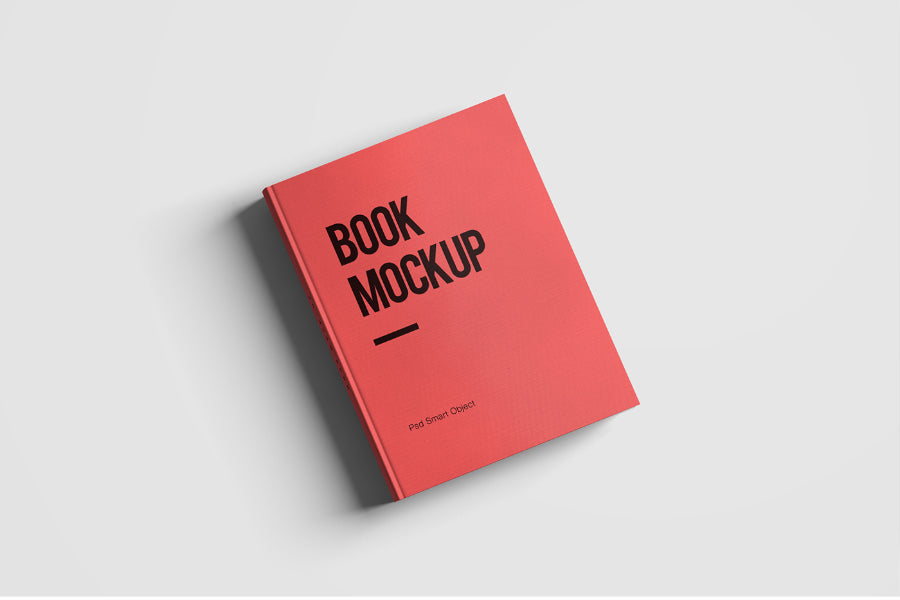 Free 4 x PSD Book Mockup Multiple Angles - CreativeBooster