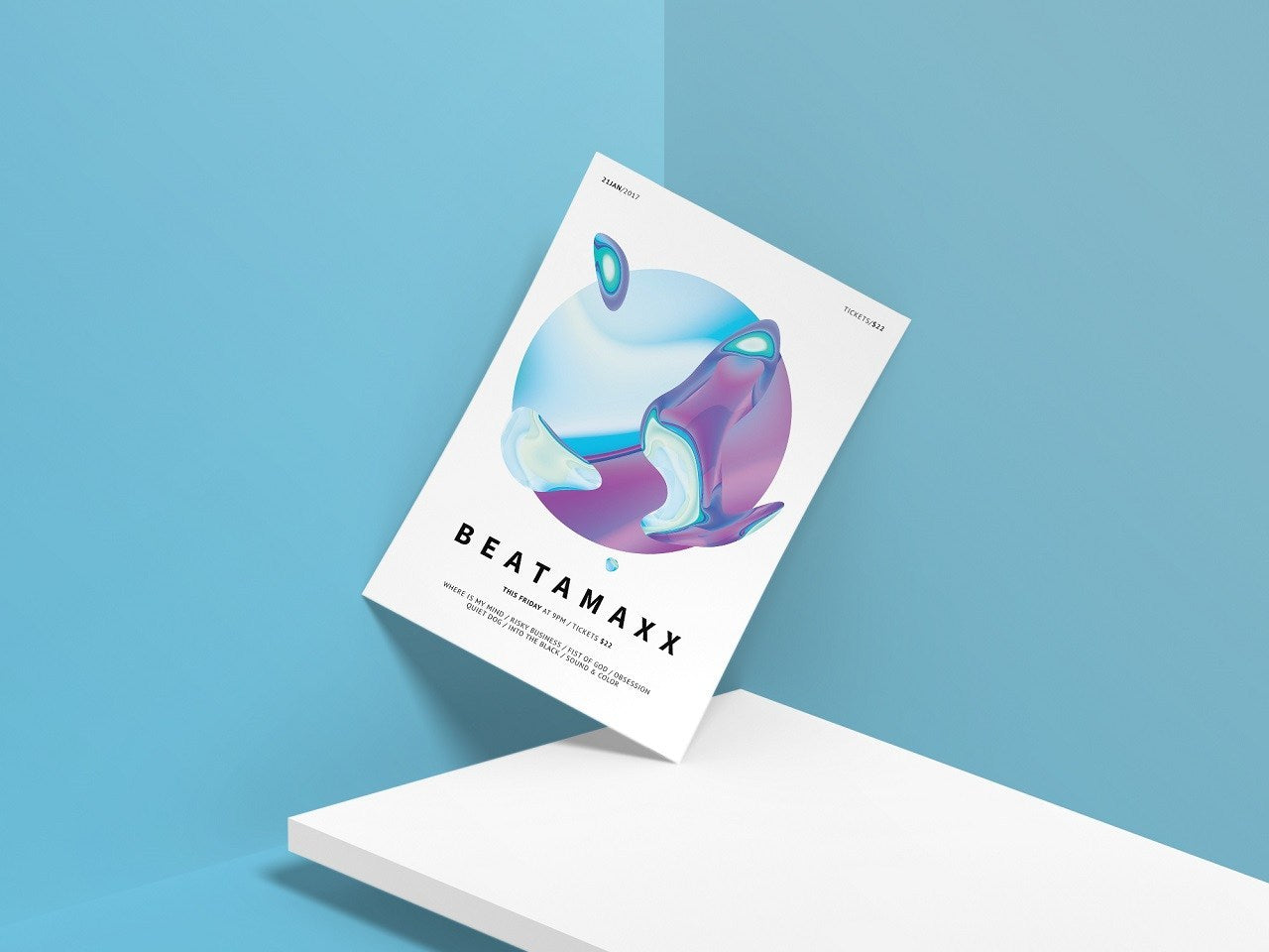 Download Free Flyer Psd Mockup Creativebooster