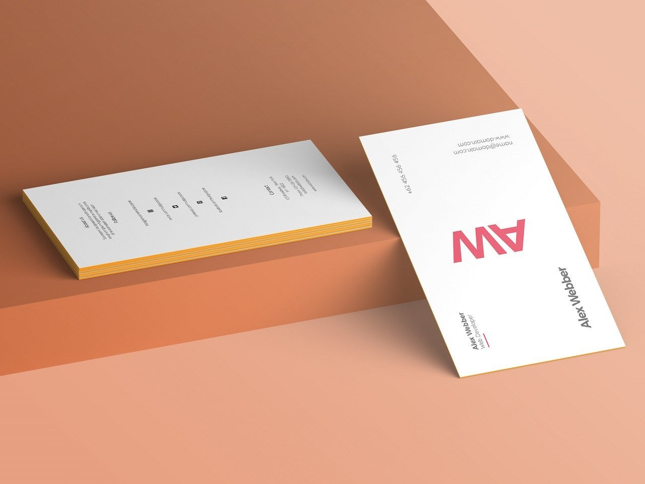 Download Free Professional Business Card Mockup Psd Creativebooster