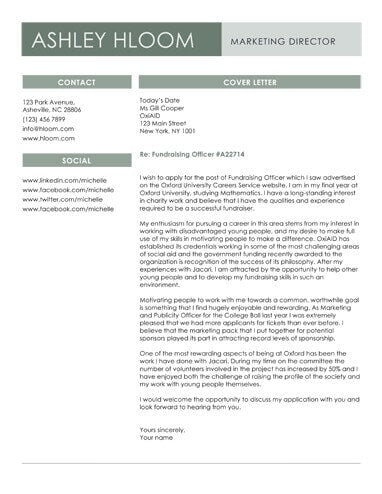 Free Slated For Job Cover Letter Template In Microsoft Word Docx For Creativebooster