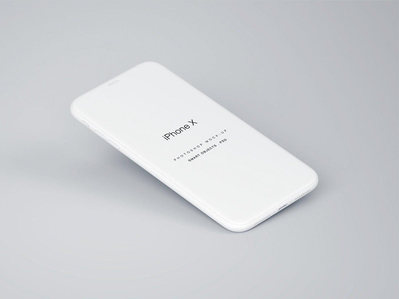 Free Perspective Iphone X Mockup Psd Creativebooster