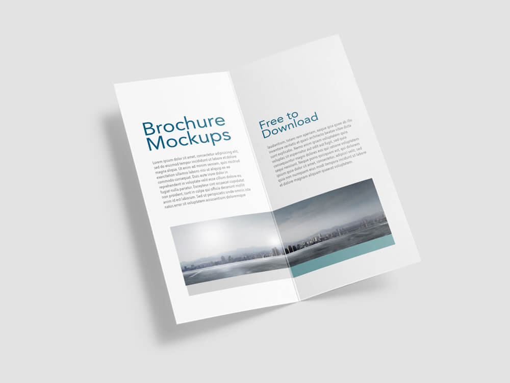 Download Free Brochure Mockups Tagged Fold Creativebooster PSD Mockup Templates