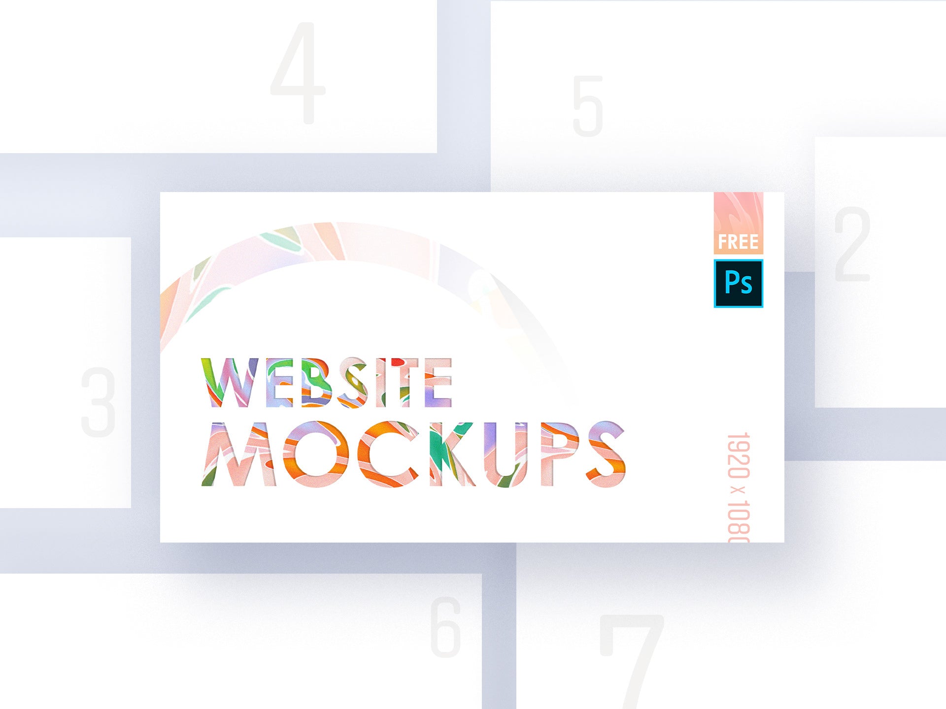 Download Free High Quality Web PSD Mockup Bundle - CreativeBooster