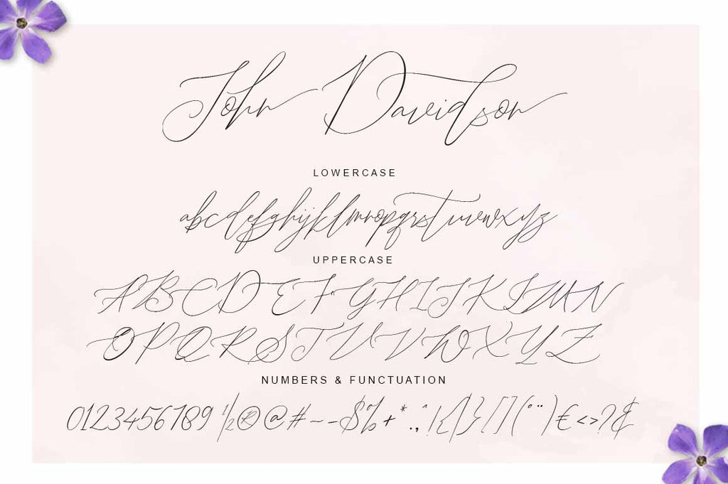 Free John Davidson Script Fonts