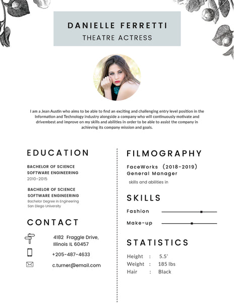 curriculum indesign template vitae Format in Resume  Templates CreativeBooster Free Indesign