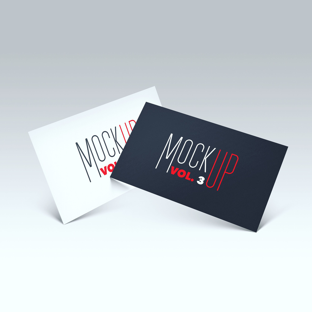 Free Business Card Mockups Creativebooster