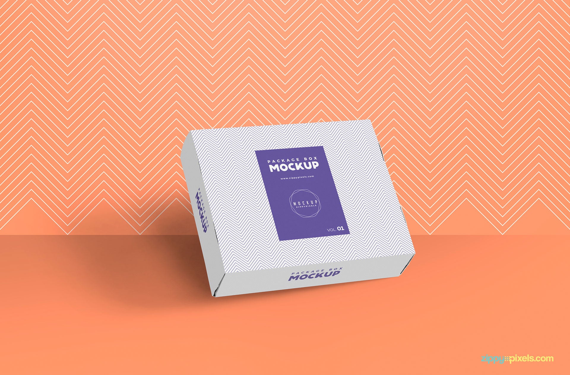 Download Free Gorgeous Box Packaging Mockup Creativebooster