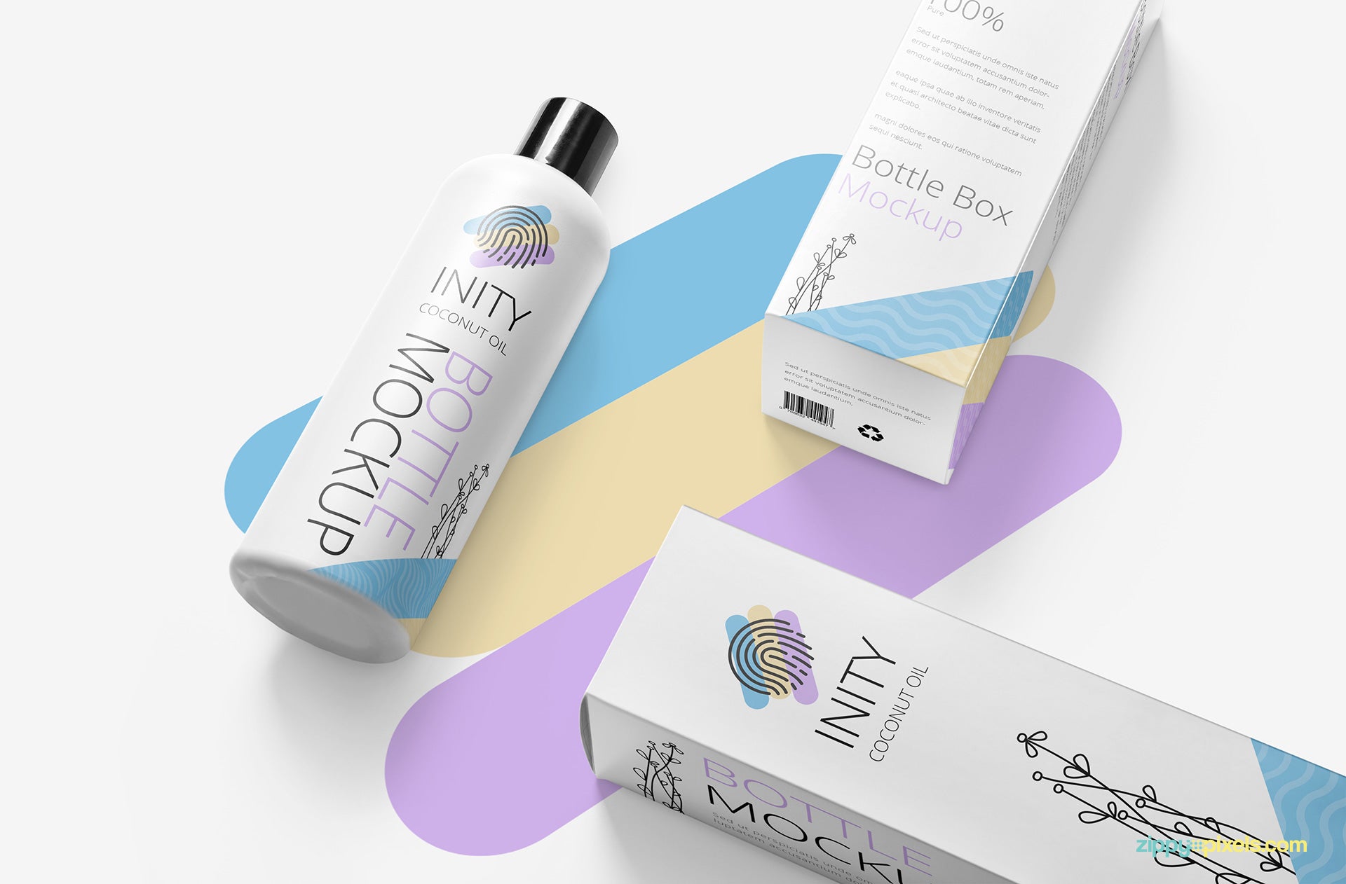 Free Customizable Cosmetic Bottle Mockup - CreativeBooster