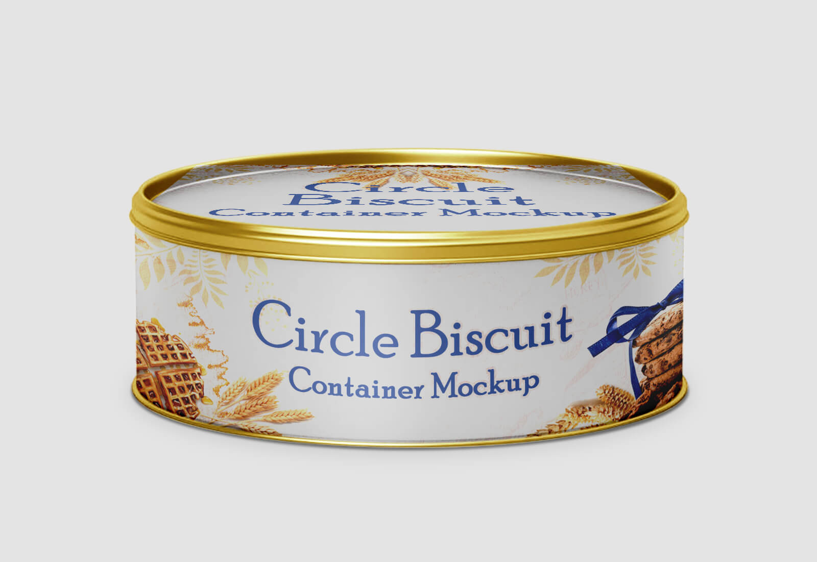 Download Free Circle Biscuit And Cookies Tin Container Mockups Creativebooster
