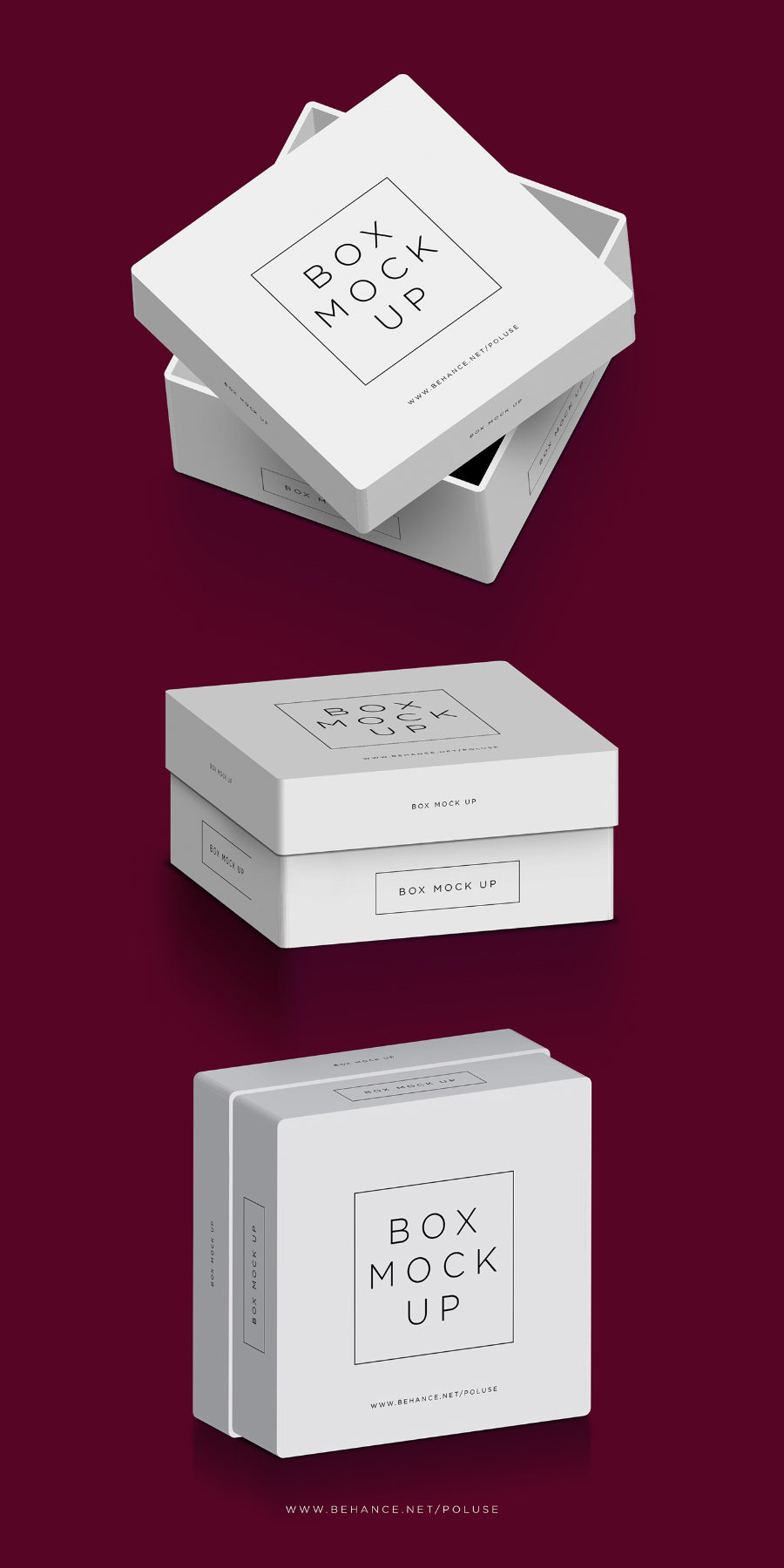 Download Free White Square Psd Packaging Box Mockup Creativebooster