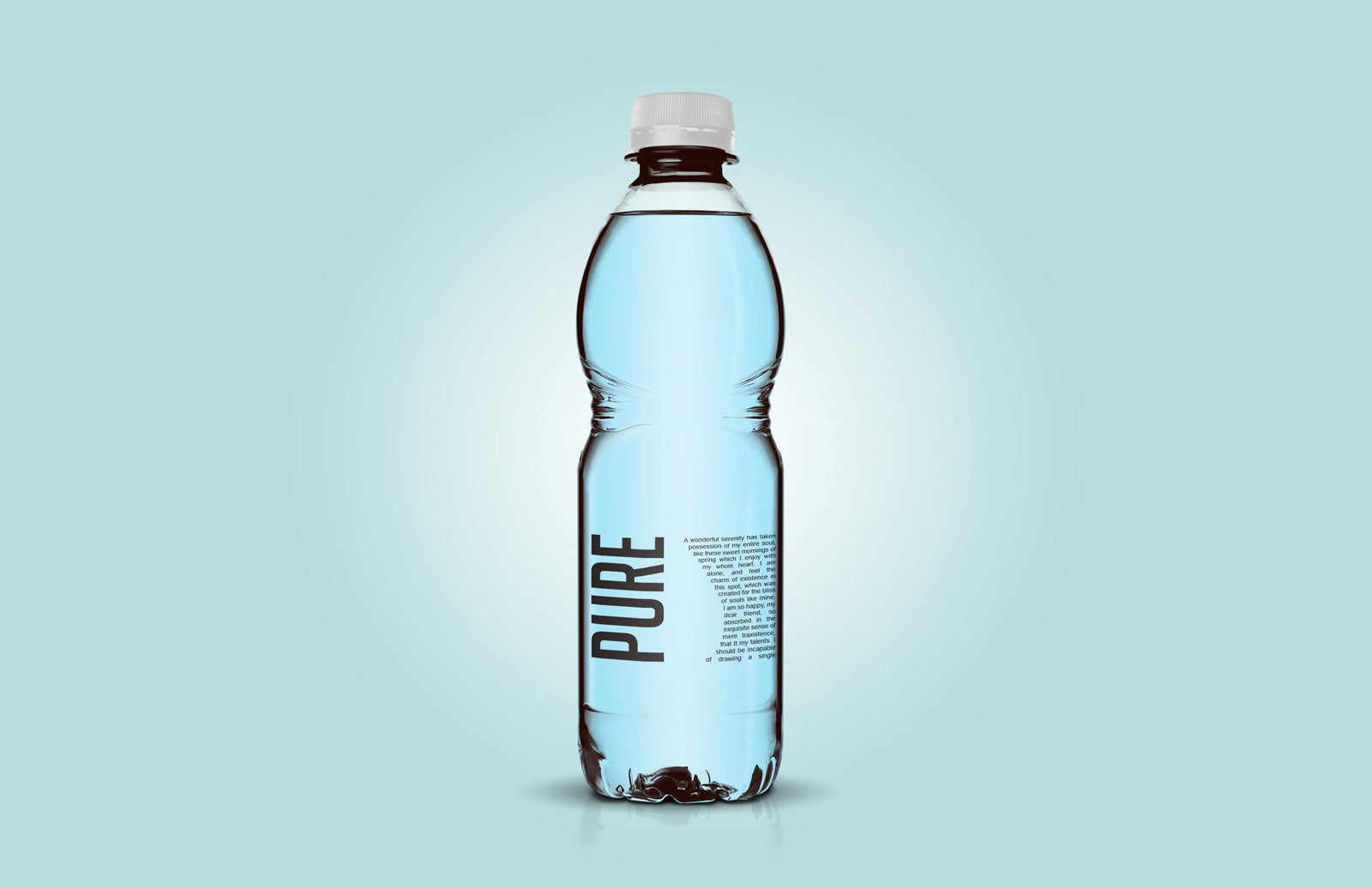 Download Free Clear Plastic Bottle Mockup Creativebooster