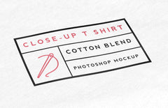 Download Free Close Up T Shirt Mockup Creativebooster