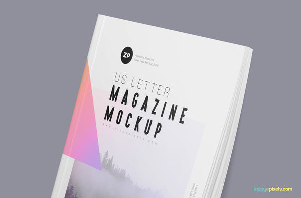 Download Free 2 US Letter Magazine Mockups - CreativeBooster