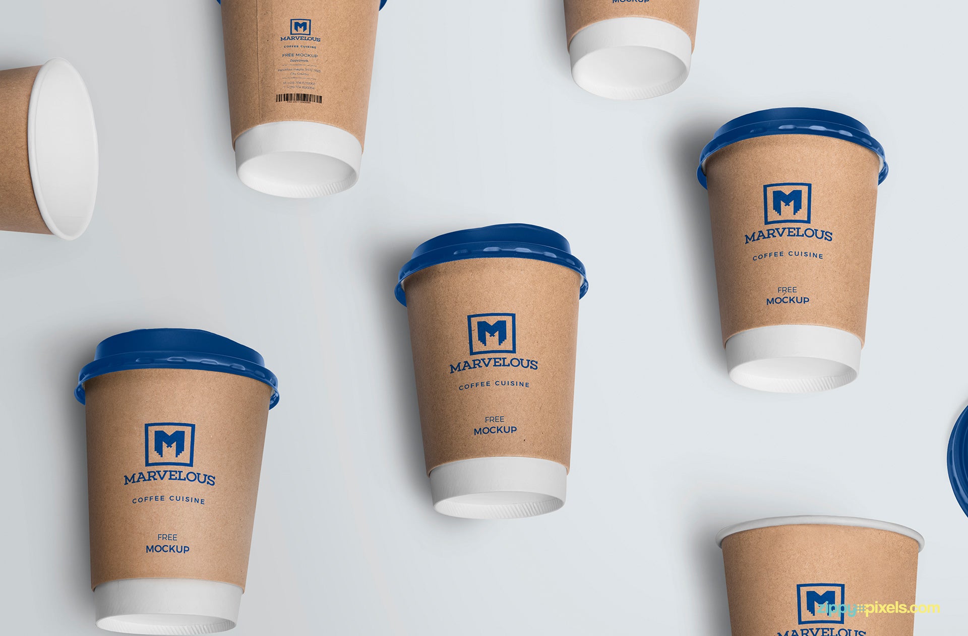 Download Free Awesome Coffee Cup Mockup Creativebooster