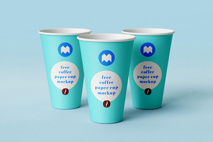 Download Free Clean paper Coffee Cup or Mug Mockup - CreativeBooster