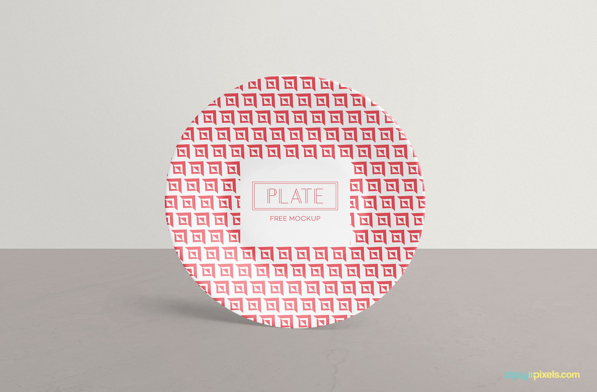 Download Free Ceramic Plate Mockup Creativebooster