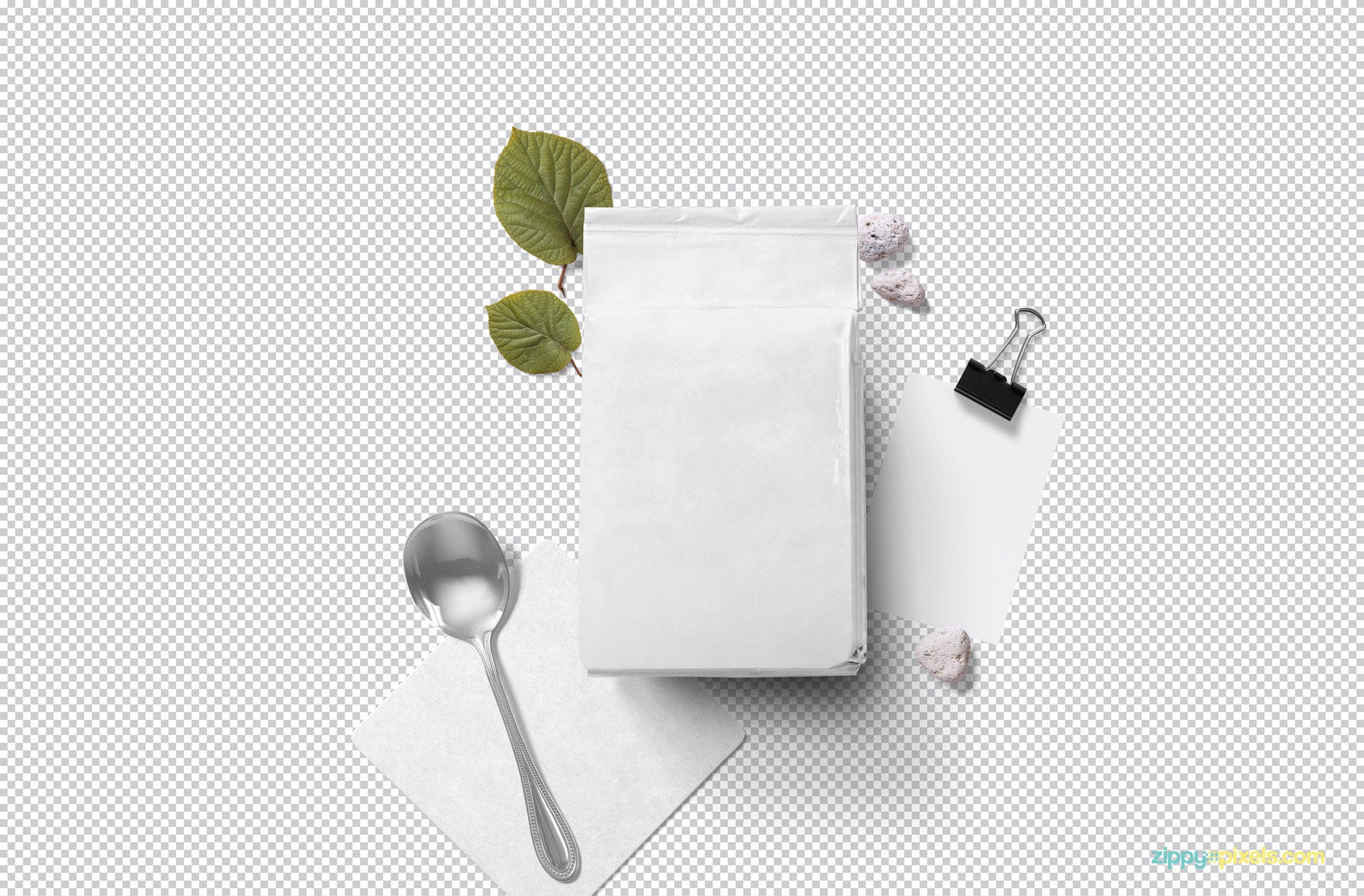 Free Packaging Pouch Mockup - CreativeBooster