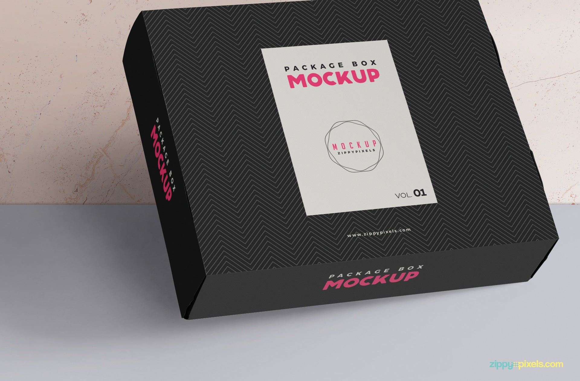 Download Free Gorgeous Box Packaging Mockup - CreativeBooster