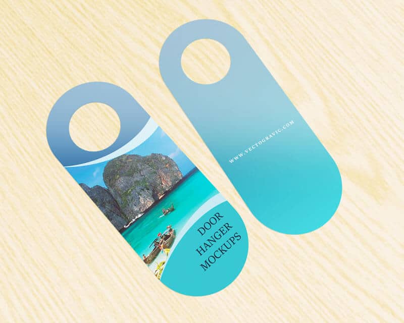 Download Free Hotel Door Hanger Mockups Creativebooster