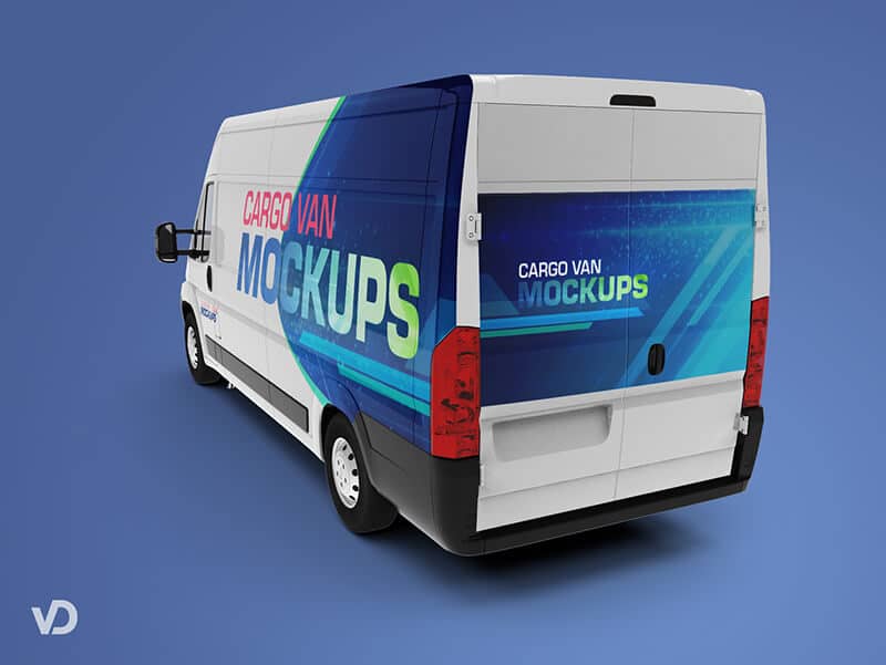 Download Free Van Cargo Mockups Creativebooster