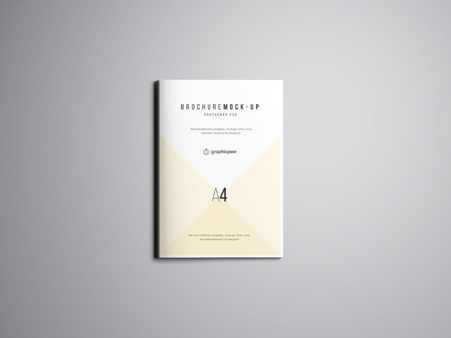 Download Free 3 X Super Clean Brochure Or Magazine Mockup Creativebooster Yellowimages Mockups