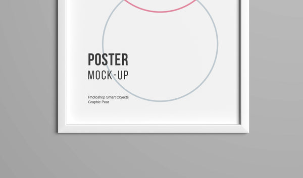 Download Free Minimal Poster Frame Mockup Creativebooster